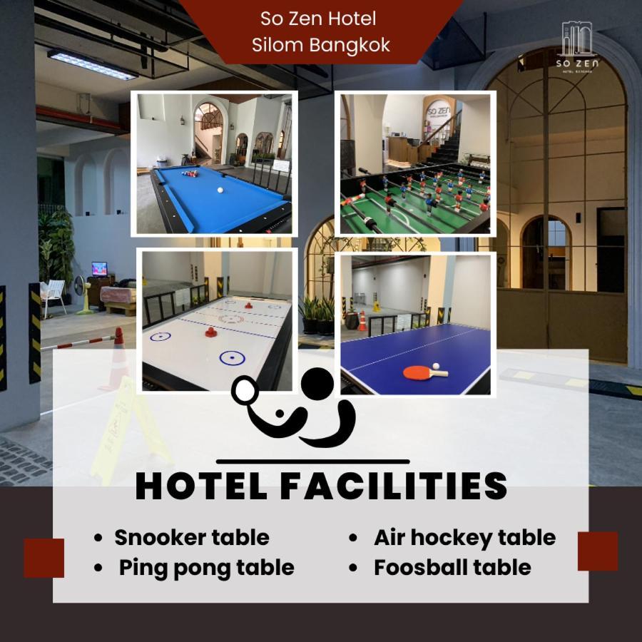 So Zen Hotel Silom Bangkok Exteriör bild